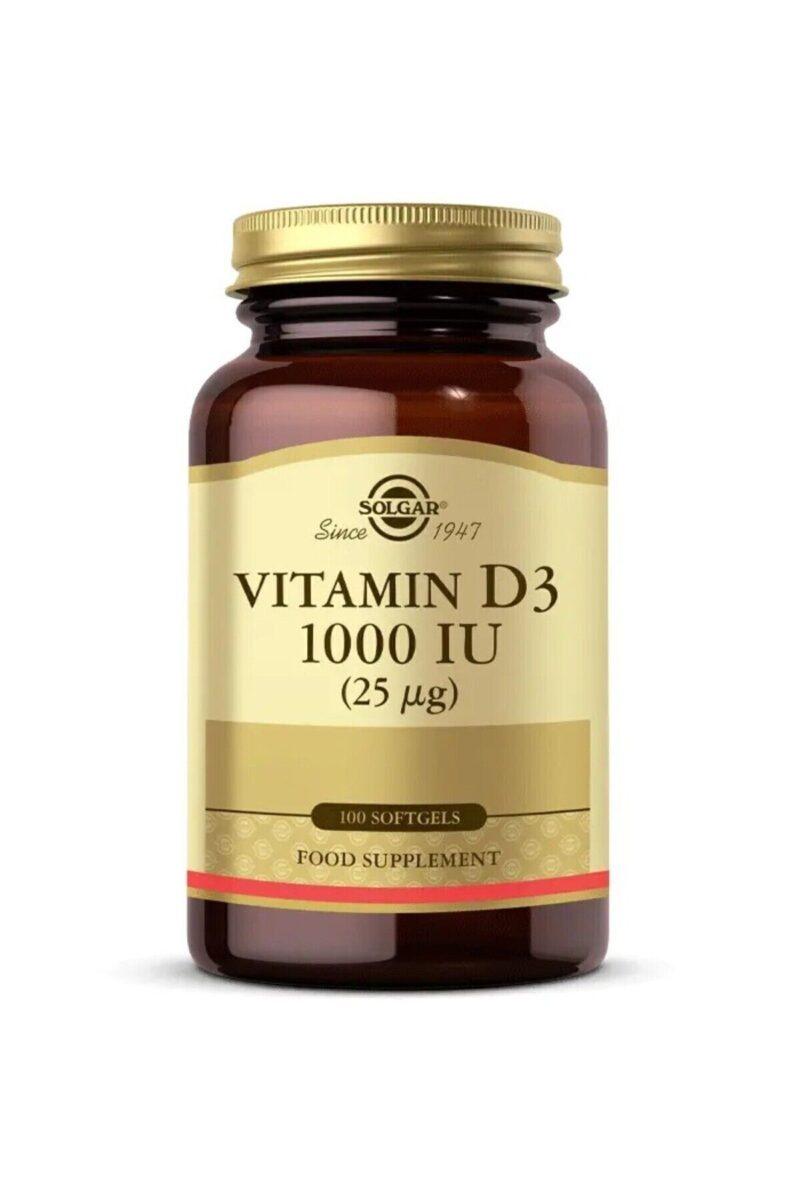 مکمل ویتامین D3 سافت ژل سولگار